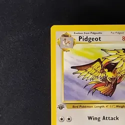 Pokemon TCG Pidgeot Jungle 24/64 1st Edition Rare LP+ - Image 2