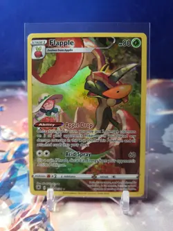 Pokemon TCG Flapple Sword & Shield Astral Radiance TG02/TG30 Holo Rare - Image 1