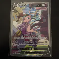 Pokemon TCG Mew V Fusion Strike Alternate Full Art 251/264 Ultra Rare Alt Art - Image 1