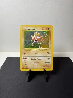 Pokemon TCG: Base Set Hitmonchan 7/102 Holo Rare HP - Image 2