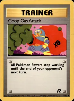 Goop Gas Attack 78/82 Unlimited - Pokemon Team Rocket - LP - Image 1