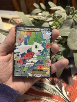 Pokemon Shaymin EX Ultra Rare Full Art Holo Roaring Skies 106/108 - Image 1