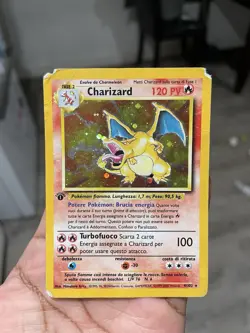 1999 POKEMON CHARIZARD-HOLO 1ST EDITION-ITALIAN 4/102 - Image 4