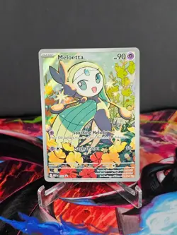 Pokemon TCG Meloetta 026 Me: Mega Evolution Promo Illustration Rare Holo HP90 - Image 1