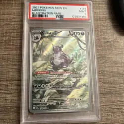 2023 Pokemon Nidoking 174/165 Scarlet & Violet 151 Gem Mint PSA 9 - Image 1