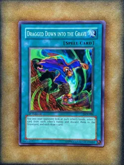 Yugioh Dragged Down Into The Grave DCR-084 Common 1st Ed LP - Image 1
