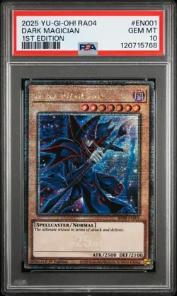 Yugioh PSA 10 2025 Dark Magician RA04-EN001 QCR 1st Edition *5768 - Image 1