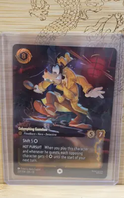 Goofy Galumphing Gumshoe Enchanted 223/204 Disney Lorcana Whispers In The Well - Image 1