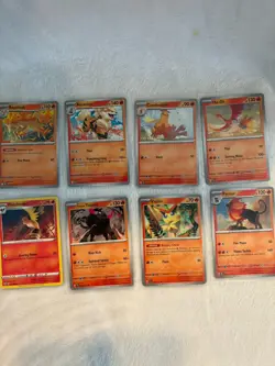 Uncommon And Common Pokemon Card Lot Fire Build You Own Deck - Image 3