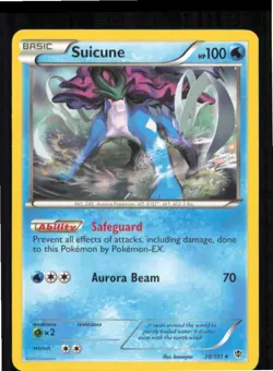 Suicune 20/101 Rare Plasma Blast Pokemon Lightly Played - Image 1