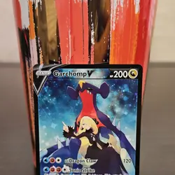 Garchomp V Full Art Ultra Rare Holo TG23/TG30 200 HP Pokemon TCG - Image 1
