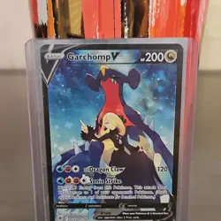 Garchomp V Full Art Ultra Rare Holo TG23/TG30 200 HP Pokemon TCG - Image 3