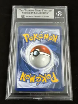 Pokemon Bulbasaur 133/132 Me01: Mega Evolution IR Holo Beckett BGS 9 MINT - Image 2