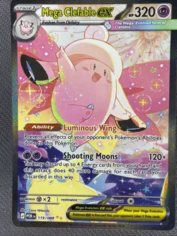 Pokemon Perfect Order Mega Clefable Ex 119/088 - Image 1