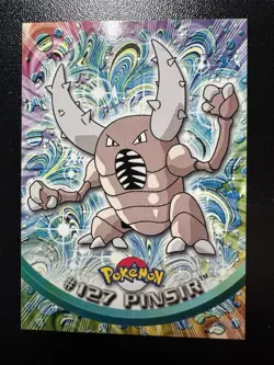 2000 Pokemon PINSIR #127 Non-Holo Topps Blue Logo 1st TV Animation NM - Image 1