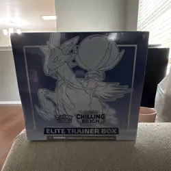 Pokemon Sword & Shield Chilling Reign Elite Trainer Box Calyrex TCG Box - Image 1