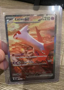 Pokemon Latias EX 239/191 Sv08: Surging Sparks SIR Pokemon TCG - Image 1