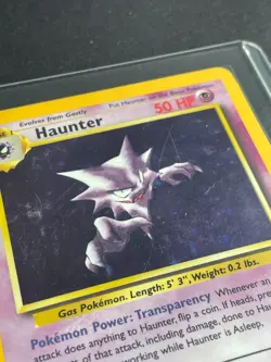 Pokemon '093 Haunter 6/62 Holo Rare Vintage WOTC 1999 MP - Image 1