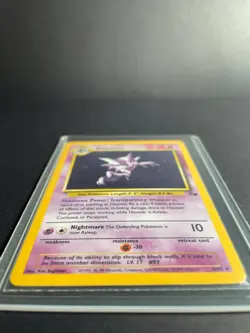 Pokemon '093 Haunter 6/62 Holo Rare Vintage WOTC 1999 MP - Image 3