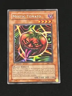 Mystic Tomato 1st Edition MRL-094 YuGiOh Magic Ruler - Image 1