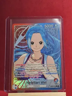 One Piece TCG - Nefeltari Vivi EB03-001 (Alt Art Leader) - Heroines Ed - English - Image 1