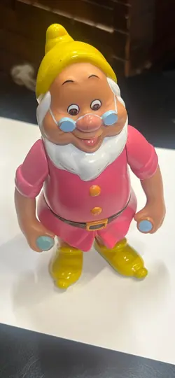 Vintage Disney Snow White Seven Dwarfs 7” PVC Figures 6 of 7 Thailand-Fairytale - Image 2