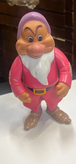 Vintage Disney Snow White Seven Dwarfs 7” PVC Figures 6 of 7 Thailand-Fairytale - Image 4