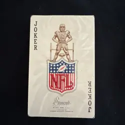 Vintage Stancraft 1963 NFL Playing Cards Hall of Fame Double Deck. Never opened - Image 4