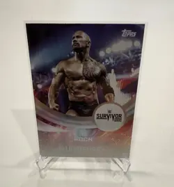 2025 Topps WWE Universe - The Rock Survivor Series Event Variation - Image 1