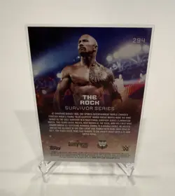 2025 Topps WWE Universe - The Rock Survivor Series Event Variation - Image 2