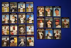 Lot of (26) 2020 Topps Heritage Short Print Baseball Cards #s 401-499 & 701+ - Image 1