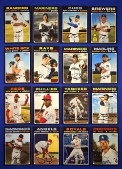 Lot of (26) 2020 Topps Heritage Short Print Baseball Cards #s 401-499 & 701+ - Image 2