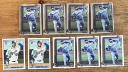 Noah Cameron Rookie Card Lot of 9 2025 Topps Chrome Heritage Kansas City Royals - Image 1
