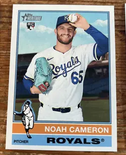 Noah Cameron Rookie Card Lot of 9 2025 Topps Chrome Heritage Kansas City Royals - Image 2