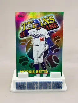 Mookie Betts 2026 Topps Series 1 #TOG-8 Titans Of The Game Green Foil /99 - Image 1
