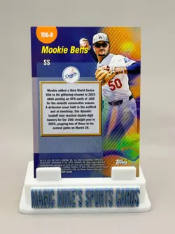 Mookie Betts 2026 Topps Series 1 #TOG-8 Titans Of The Game Green Foil /99 - Image 3
