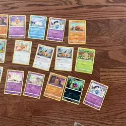 Pokemon TCG Regular Card Lot 19 Carvanha Diglett Baltoy Snom Inkay - Image 4
