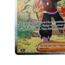 Pokemon Ethan's Adventure Sv10 Destined Rivals Rare Holo 236/182 Card NM - Image 5