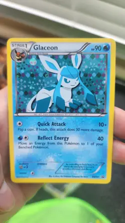 Pokemon TCG Glaceon BW90 Black Star Promo Holo Card Black White 2013 Pokemon - Image 1