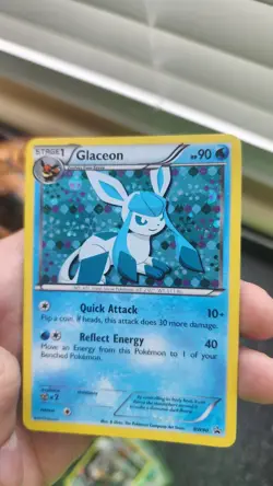 Pokemon TCG Glaceon BW90 Black Star Promo Holo Card Black White 2013 Pokemon - Image 3