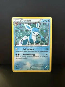 Pokemon TCG Glaceon BW90 Black Star Promo Holo Card Black White 2013 Pokemon - Image 1
