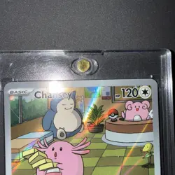 Pokemon Chansey 187/147 Scarlet & Violet Holo Rare Card - Basic, 120 HP, 2024 - Image 2