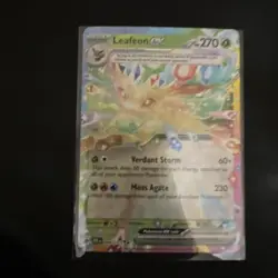 Leafeon ex - 006/131 SV: Prismatic Evolutions NM Pokemon Card TCG - Image 1