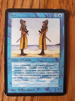 Magic The Gathering CLONE ALPHA Light to Moderate Play SEE PHOTOS - Image 2