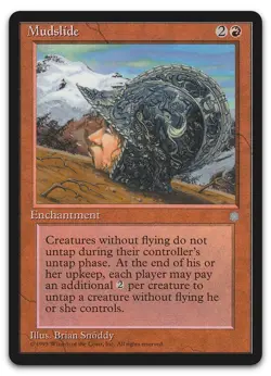 Mudslide (LP) Ice Age ICE Magic MTG - Image 1