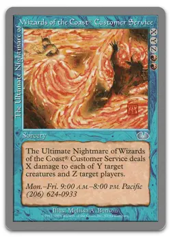 The Ultimate Nightmare of Wizards of the Coast Customer Service #53 LP Unglued - Image 1