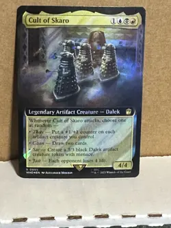 Cult of Skaro Extended Art Surge Foil Universes Beyond: Doctor Who Foil #995 LC1 - Image 1