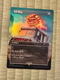 Sol Ring (0912) (Rainbow Foil) Twisted Metal PlayStation Secret Lair Foil NM - Image 1