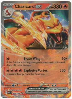 Charizard EX 6/165 Scarlet & Violet 151 MEW Pokemon TCG Double Rare Holo NM - Image 1