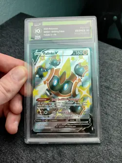 Degree GEM MINT 10 Falinks V SV115/SV122 Shining Fates: Shiny Vault Pokemon TCG - Image 2